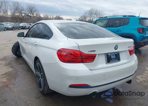 2018 BMW 440I Gran Coupe xDrive z USA, uszkodzony, nr VIN WBA4J7C59JBH15413